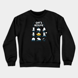 Cat's Resume Crewneck Sweatshirt